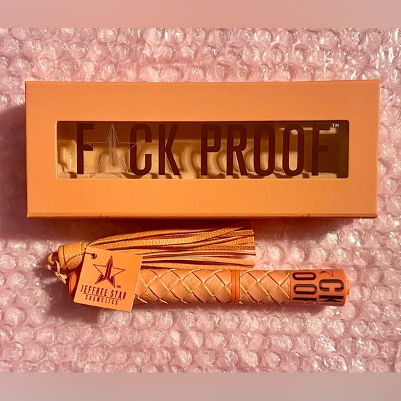 Jeffree Star Cosmetics F PROOF MASCARA BLOOD ORANGE Coral Eye Makeup Beauty NEW - Picture 5 of 11